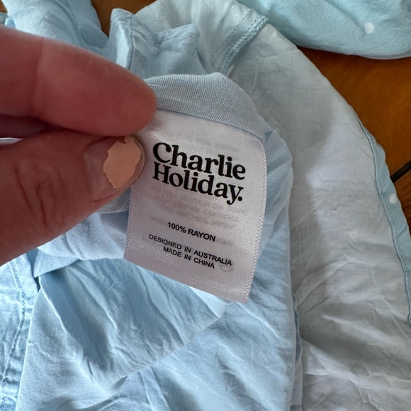 Charlie Holiday Polka Dot Mini Dress - Picture 5 of 8